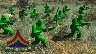 ABLE company ATTACK ! - Green Army Men CHARGE the REDS ! AMOW