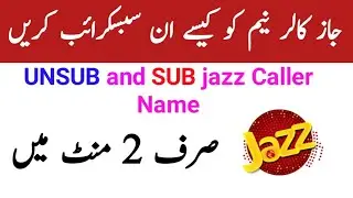 jazz caller name service unsubscribe | how to unsub jazz caller name | jazz caller name  subscribe