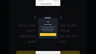 Binance Moonbix Service Notice Problem #growmyaccount #youtubeshorts  #crypto #cryptonews