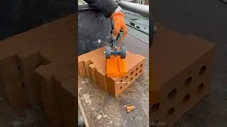 Raking mortar Joints #asmr #bricklayer #masonry