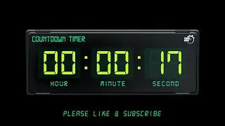 17 SECONDS TIMER - 1080p - COUNTDOWN TIMER