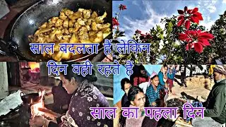 साल का पहला दिन 😊 साल बदलता है लेकिन दिन वहीं रहते🤔 #phadilifestyle #volgs #poojabisht #uttrakhand 