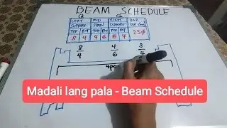 Paano Magbasa ng Beam Schedule ng isang Bahay o Building