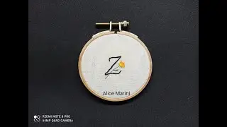 Hand Embroidery: Letter Z