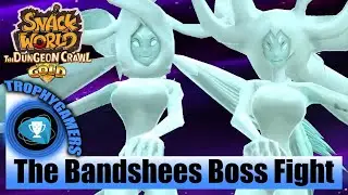 Snack World The Dungeon Crawl Gold - The Bandshees Boss Fight - No Commentary Gameplay Video