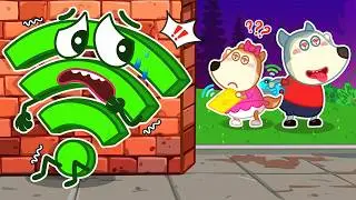Oh no! Wi-Fi ran away and is hiding from Wolfoo! | Lesson on the dangers of too much internet for...