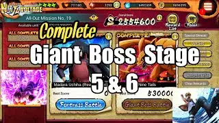 Nxb Nv: All Out Mission 19 (Aom) Complete Giant Boss Stage 5 and 6 | Naruto x Boruto Ninja Voltage