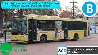 Transit Systems: Volvo B7RLE EEV (ZF EcoLife) / Volgren CR228L, m/o 8140 (1244)