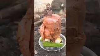 chicken cooking trick #food #cooking #outdoorcooking #foodie #bucketchicken #fullchicken
