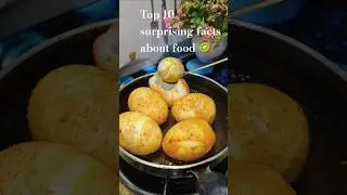 Top 10 surprising facts about food 🥝 #shorts #facts #healthyfood #amazingfacts #foodshorts #viral