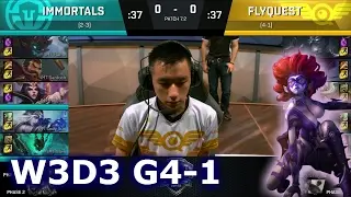 Immortals vs FlyQuest Game 1 | S7 NA LCS Spring 2017 Week 3 Day 3 | IMT vs FLY G1 W3D3 1080p