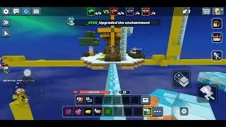 Playing bed wars with solar sword effect...