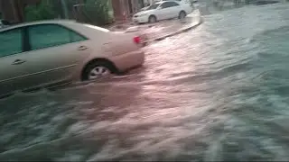 Flooding of heavy rain in middle east.. #OFWinUAE#khadamalife @mommyuvs218