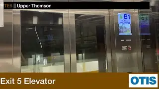 Upper Thomson MRT Station || Otis Elevator (Exit 5)