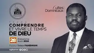 [LIVE]  CULTE DOMINICAL DU 28.04.2024 | Trésor FAMBWAMI, Pasteur | HOME