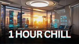 Neon Rainwave 🌧️ | 1 Hour AI Chill Space Music for Focus & Relaxation