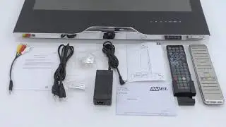 Мини обзор с распаковкой телевизора для кухни AVEL AVS240K встроенного в фасад кухни