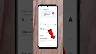 How to enable high contrast text change text colour two black or white |#viral #shorts