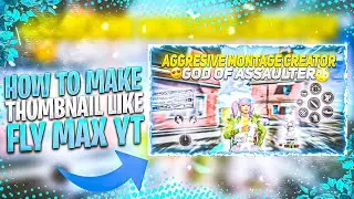 HOW TO MAKE THUMBNAIL LIKE @flymaxyt|| BGMI MONTAGE THUMBNAIL KESE BANAYE||LITES2.0