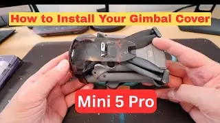 Как установить крышку подвеса на DJI Mini 5 Pro
