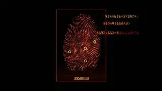 Thumbprint Scanner | Fingerprint Scanner | Advanced Fingerprint HUD UI Animation