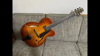 Sadowsky 2023 Jim Hall arch-top played by Gene 