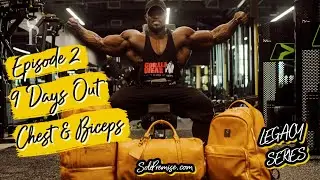 9 Days Out: CHEST AND BICEP Training - BRANDON CURRY - Road to 2020 Mr. Olympia // LEGACY SERIES