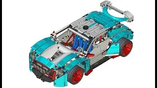 VariCAD - Rally Car, Interior Square Chassis