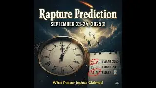 Rapture Prediction for September 23&ndash;24, 2025 ⏳ | What Pastor Joshua Claimed