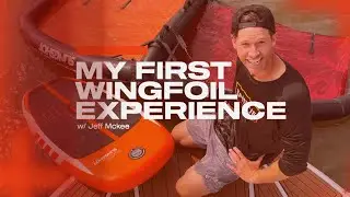 Real Life First Time Wing Foiling