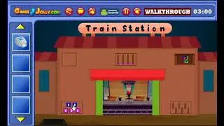 Boy Rescue From Train Station Walkthrough - Games2Jolly