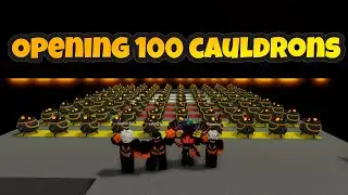 I Opened 100 Halloween Cauldrons In Roblox Islands
