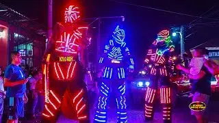 Show  de 3 Robots Led en Fiestas Patronales de Nahuizalco 2019