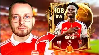 106 RW BUKAYO SAKA 🏴󠁧󠁢󠁥󠁮󠁧󠁿  REVIEW FC MOBILE || BALLON D'OR EVENT BUKAYO SAKA || FC MOBILE 25