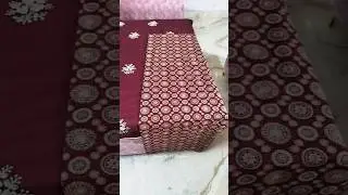 Ajrakh Print Beautiful Summer Suit #trendingshorts #shortsfeed #viral #shorts #fashion #style