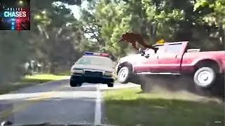 Jaw Dropping Police Dashcam Moments So Crazy - Police Performs PIT Maneuver To Stop a Criminal#3