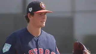 Forrest Whitley 1st Live BP session West Palm Beach RAW VIDEO FOX SAN ANTONIO