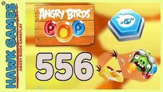 Angry Birds Stella POP Bubble Shooter Level 556 - Walkthrough, No Boosters