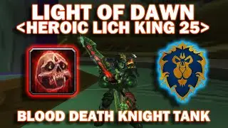 Heroic Lich King 25 man #8 -Blood Death Knight Tank POV - Warmane: Icecrown - SFX added