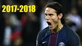 Edinson Cavani-all goals 2017/2018 Mid-season