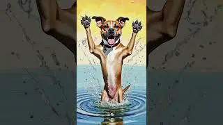 👉 Slop dog v&ocirc; dịch bơi lội thế giới #shorts #slopdog