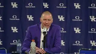 Kentucky Wildcats HC Mark Pope - North Carolina Postgame, ACC/SEC Challenge