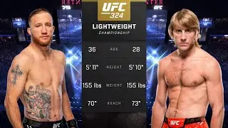 Justin Gaethje vs Paddy Pimblett Full Fight - UFC 5 Fight Night