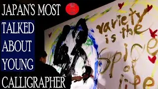 Calligrapher Taiga puts on an amazing show!