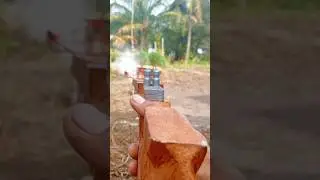 slingshot rifle with the best accuracy 🔥🔥 #slingshot #diy #woodenslingshot #handmade