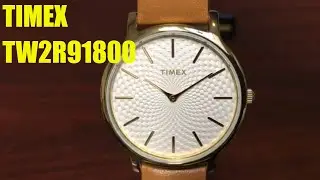 Timex Metropolitan 16mm Leather Band Watch TW2R91800