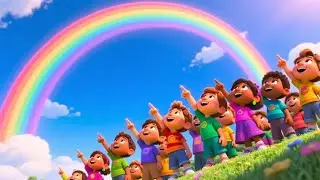 Rainbow Sky Colors Song 🌈 | Fun Nursery Rhyme for Kids | Songs & Rhymes for Children