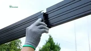 YITAHOME 10X12FT Hardtop Gazebo  Installation Video