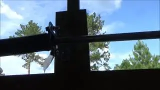 Installing the garage door on the Toadstead part 2