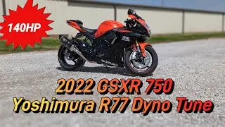 ECU Flash and Dyno Tune 2022 GSXR 750 w/ Yoshimura R77 Full Exhaust